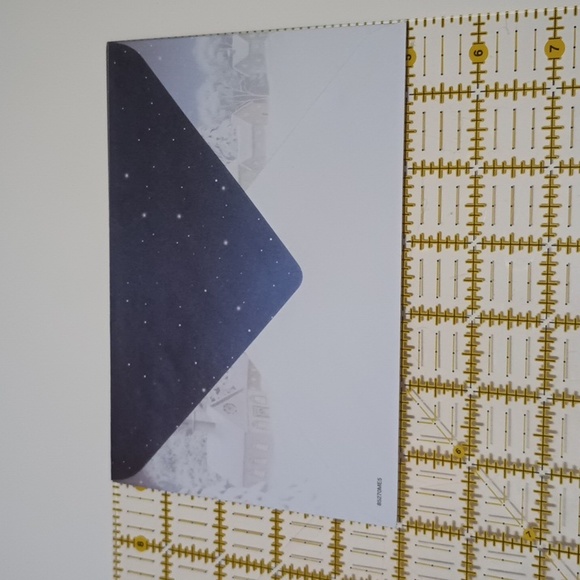 $2 Add-on Snowy Church Scene Christmas Card & Envelope Silver - Picture 8 of 9